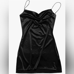 Women's Satin Spaghetti Strap Mini Dress Never worn